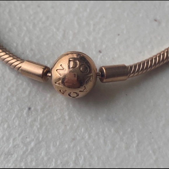 PANDORA Rose Gold Charm Bracelet - Picture 5 of 6